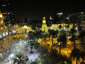 Plaza de Armas at Night