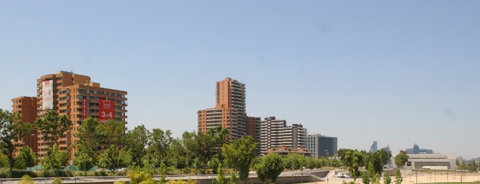 Skyline of Vitacura Santiago