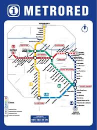 Map of Metro - Santiago